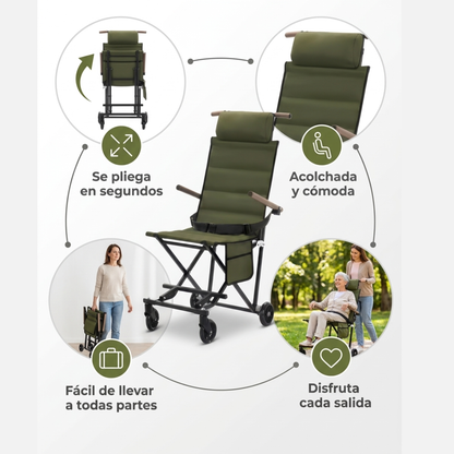Silla de Ruedas Plegable